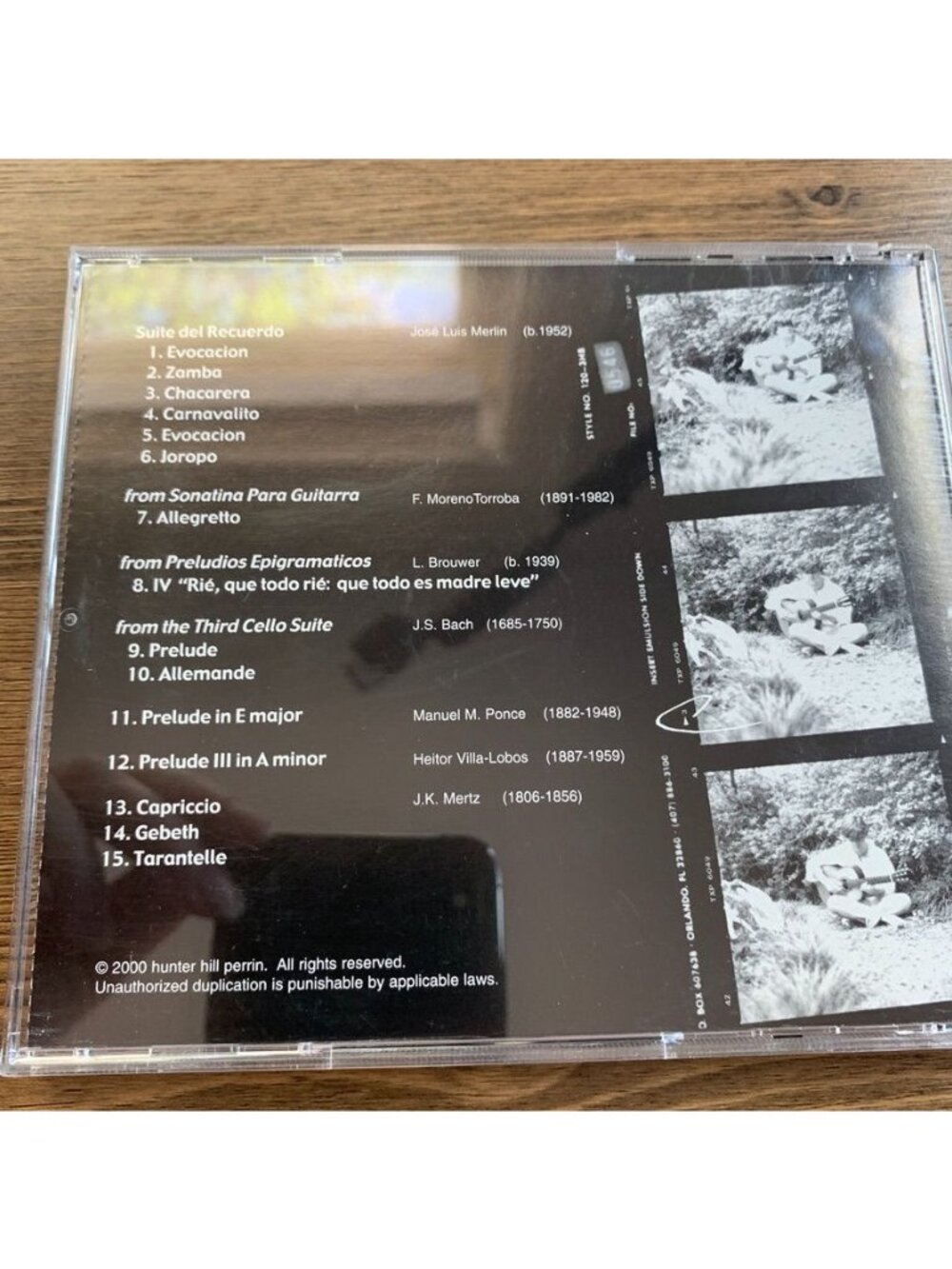 CD - Hunter Perrin - Self Titled Album - Picture 2 of 4